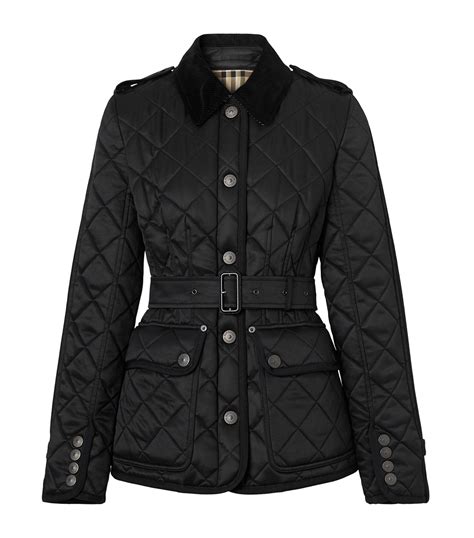 burberry quilted jackets on sale|burberry diamond quilted fitted jacket.